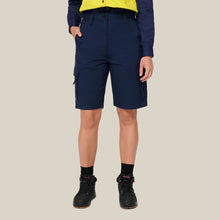 Load image into Gallery viewer, Hard Yakka Women's Edge Straight Short Ripstop - Navy
