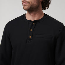 Load image into Gallery viewer, Hard Yakka Men's Sherpa Henley - Black
