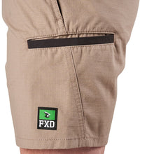 Load image into Gallery viewer, FXD Men&#39;s Ws-7 Elastic Waisted Utility Short - KHAKI
