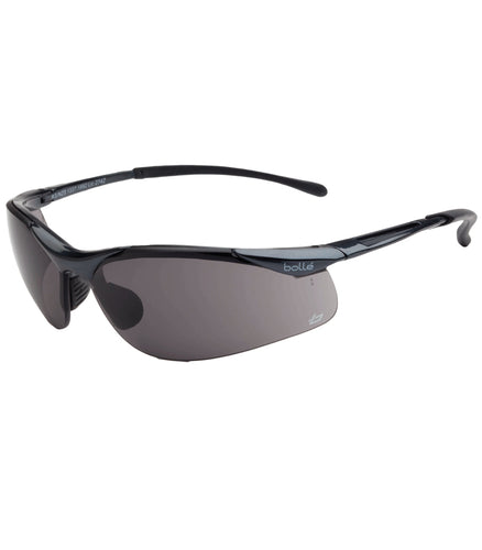 Bolle Contour Safety Glasses - Smoke - Eye Protection