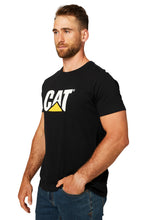 Load image into Gallery viewer, CAT Men&#39;s Trademark Logo Tee - Black - Tees
