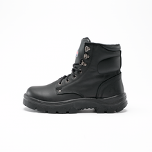 Load image into Gallery viewer, Steel Blue Men&#39;s Argyle Steel Toe Cap Work &amp; Safety Boots - Black - Safety Footwear
