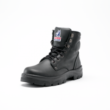 Load image into Gallery viewer, Steel Blue Men&#39;s Argyle Steel Toe Cap Work &amp; Safety Boots - Black - Safety Footwear
