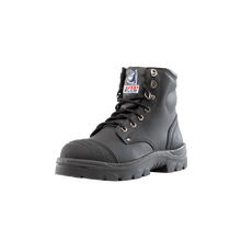 Load image into Gallery viewer, Steel Blue Men&#39;s Argyle Zip: Scuff Cap Steel Toe Work Boots - Black - Safety Footwear
