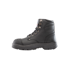 Load image into Gallery viewer, Steel Blue Men&#39;s Argyle Zip: Scuff Cap Steel Toe Work Boots - Black - Safety Footwear
