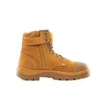 Load image into Gallery viewer, Steel Blue Men&#39;s Argyle Zip: Scuff Cap Steel Toe Work Boots - Wheat - Safety Footwear
