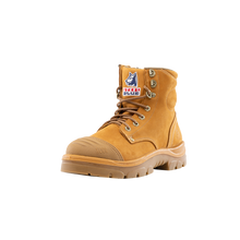 Load image into Gallery viewer, Steel Blue Men&#39;s Argyle Zip: Scuff Cap Steel Toe Work Boots - Wheat - Safety Footwear
