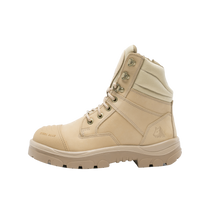 Load image into Gallery viewer, Steel Blue Men&#39;s Southern Cross Zip Steel Toe Work Boots with Scuff Cap - Sand - Safety Footwear
