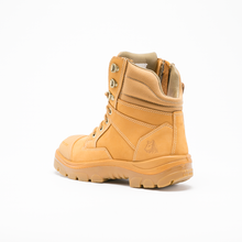 Load image into Gallery viewer, Steel Blue Men&#39;s Southern Cross Zip Steel Toe Work Boots with Scuff Cap - Wheat - Safety Footwear
