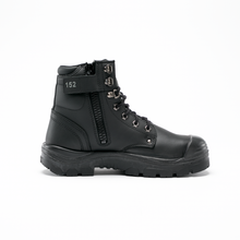 Load image into Gallery viewer, Steel Blue Men&#39;s Argyle Zip: TPU/Bump Cap Steel Toe Work Boots - Black - Safety Footwear
