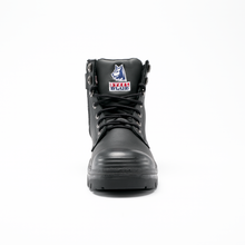 Load image into Gallery viewer, Steel Blue Men&#39;s Argyle Zip: TPU/Bump Cap Steel Toe Work Boots - Black - Safety Footwear
