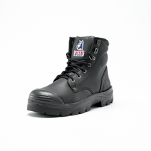 Load image into Gallery viewer, Steel Blue Men&#39;s Argyle Zip: TPU/Bump Cap Steel Toe Work Boots - Black - Safety Footwear
