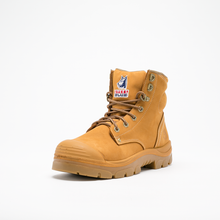 Load image into Gallery viewer, Steel Blue Men&#39;s Argyle Zip: TPU/Bump Cap Steel Toe Work Boots - Wheat - Safety Footwear
