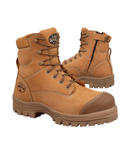 Load image into Gallery viewer, Oliver Men&#39;s AT-45 150mm Zip Sided Boots - Wheat - Safety Footwear
