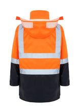 Load image into Gallery viewer, Rainbird Men&#39;s 4-in-1 Utility Jacket &amp; Vest - Orange/Navy - Jackets
