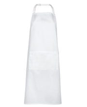 Load image into Gallery viewer, JB&#39;s Wear Unisex Bib Apron - White - Aprons
