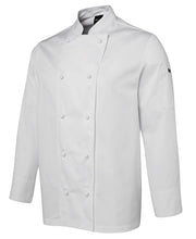 Load image into Gallery viewer, JB&#39;s Wear Unisex Long Sleeve Unisex Chefs Jacket - White - Chefwear
