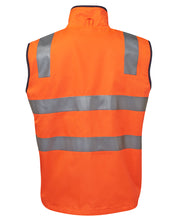 Load image into Gallery viewer, JB&#39;s Wear Men&#39;s Hi Vis Reversible Taped Vest - Orange/Navy - Vests
