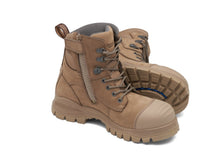 Load image into Gallery viewer, Blundstone Men&#39;s 984 Zip Sided Safety Boots - Stone - Safety Footwear
