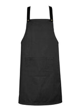 Load image into Gallery viewer, Biz Collection Urban Bib Apron Straps Unisex - Black - Apron
