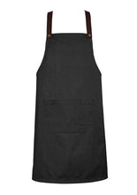 Load image into Gallery viewer, Biz Collection Urban Bib Apron Straps Unisex - Chocolate - Apron

