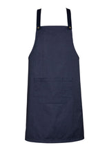 Load image into Gallery viewer, Biz Collection Urban Bib Apron Straps Unisex - Navy - Apron
