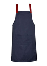 Load image into Gallery viewer, Biz Collection Urban Bib Apron Straps Unisex - Red - Apron
