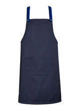 Load image into Gallery viewer, Biz Collection Urban Bib Apron Straps Unisex - Royal - Apron
