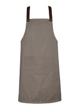 Load image into Gallery viewer, Biz Collection Urban Bib Apron Straps Unisex - Chocolate - Apron
