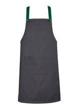 Load image into Gallery viewer, Biz Collection Urban Bib Apron Straps Unisex - Green - Apron
