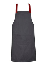 Load image into Gallery viewer, Biz Collection Urban Bib Apron Straps Unisex - Red - Apron
