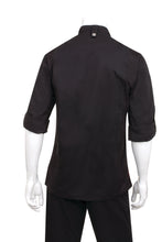 Load image into Gallery viewer, Chef Works Unisex Hartford Chef Coat - Black - Chefwear
