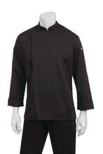 Load image into Gallery viewer, Chef Works Unisex Hartford Chef Coat - Black - Chefwear
