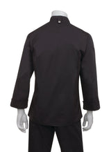 Load image into Gallery viewer, Chef Works Unisex Hartford Chef Coat - Black - Chefwear
