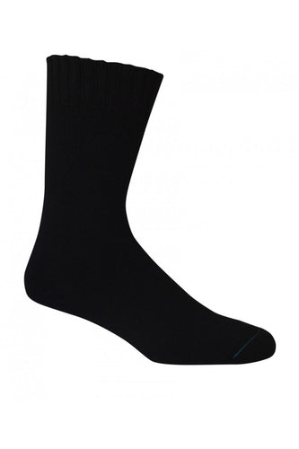 Bamboo Textiles Men's Thick Sock 3-Pack - Black - Socks