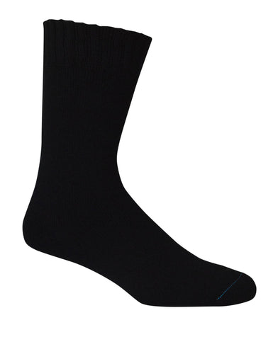 Bamboo Textiles Men's Thick Sock 1Pk 6-8 - Black - Socks