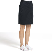 Load image into Gallery viewer, NNT Women&#39;s Stretch Cotton Chino Skirt - Black - Skirts/Dresses
