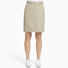 Load image into Gallery viewer, NNT Women&#39;s Stretch Cotton Chino Skirt - Desert - Skirts/Dresses
