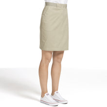 Load image into Gallery viewer, NNT Women&#39;s Stretch Cotton Chino Skirt - Desert - Skirts/Dresses
