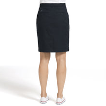 Load image into Gallery viewer, NNT Women&#39;s Stretch Cotton Chino Skirt - Navy - Skirts/Dresses
