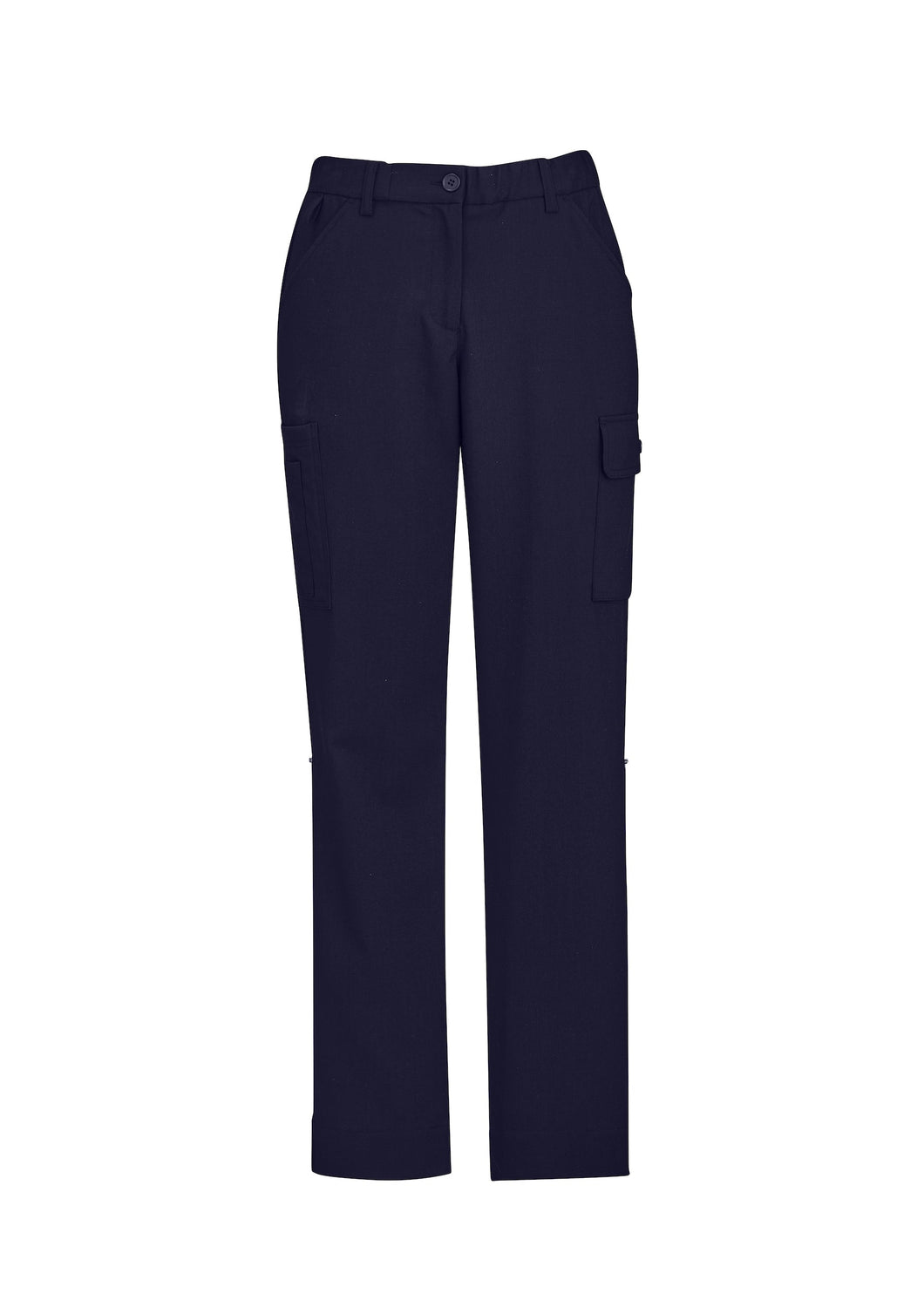 Biz Care Women's Comfort Waist Cargo Pants - Navy - Pants