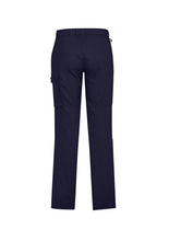 Load image into Gallery viewer, Biz Care Men&#39;s Comfort Waist Cargo Pants - Navy - Pants
