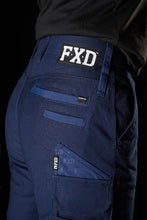 Load image into Gallery viewer, FXD Women&#39;s Stretch Reflective Taped Work Cuff Pant WP-4WT  - Navy - Pants
