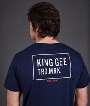 Load image into Gallery viewer, KingGee Men&#39;s T Short Sleeve Shirt - Navy - Tees
