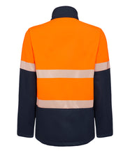 Load image into Gallery viewer, KingGee Men&#39;s Hi Vis Softshell Jacket - Orange/Navy - Jackets
