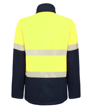 Load image into Gallery viewer, KingGee Men&#39;s Hi Vis Softshell Jacket - Yellow/Navy - Jackets
