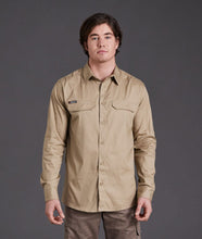 Load image into Gallery viewer, KingGee Men&#39;s Workcool Pro Long Sleeve Shirt - Khaki - Shirts
