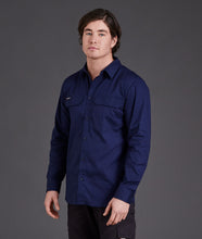 Load image into Gallery viewer, KingGee Men&#39;s Workcool Pro Long Sleeve Shirt - Navy - Shirts
