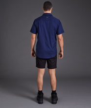 Load image into Gallery viewer, KingGee Men's Workcool Pro Short Sleeve Shirt - Navy - Shirts
