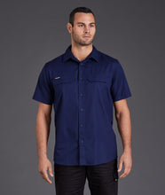 Load image into Gallery viewer, KingGee Men's Workcool Pro Short Sleeve Shirt - Navy - Shirts
